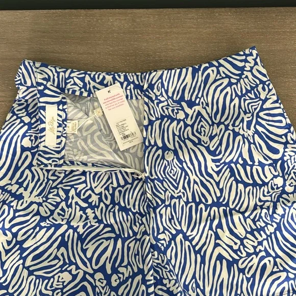 NWT Lilly Pulitzer Blue/White Golf Skort - Picture 3 of 4
